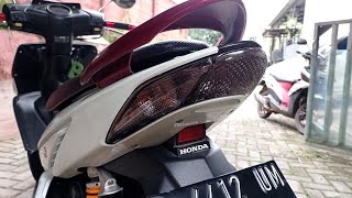 Ganti Stop Lamp Smok Bening Vario 110 Karbu [upl. by Shifra]