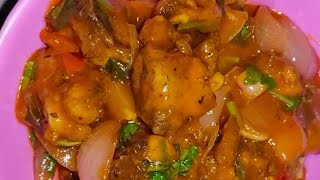 chilli chicken Recipe with home ingredients easy and yummy 🤤😋 Rekha recipe house cooking [upl. by Kipp867]