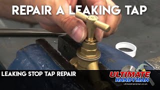 Leaking stop tap repair [upl. by Bourke610]