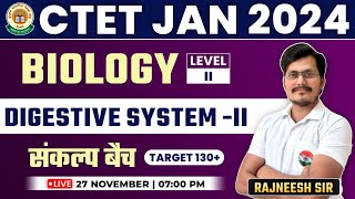 CTET 2024 Jan  Biology  Digestive System Bone Joints 11 CTET Level 2 Science By Rajneesh Sir [upl. by Martyn]