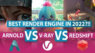 This is the BEST Render Engine in 2022 Arnold vs VRay vs Redshift [upl. by Elita934]