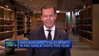 Hugo Boss CEO confident on Europes consumer outlook [upl. by Seftton]