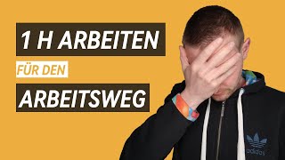 1 Stunde arbeiten um 8 Stunden arbeiten zu können 😨 Fahrgemeinschaft vs Auto [upl. by Alexandrina]