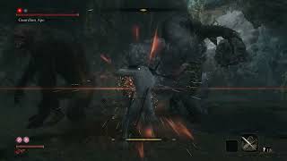 Sekiro Headless Ape NoHitDamageSkills Charmless  Demon bell  AP1 [upl. by Desirae]