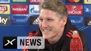 Bastian Schweinsteiger quotSpielen defensiv unglaublichquot  VfL Wolfsburg  Manchester United [upl. by Nahtnaoj]