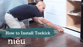 How to Install Toekick in your Kitchen [upl. by Dleifyar]