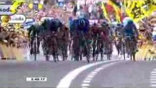 Tour de France 2007 stage 2 finish [upl. by Tarah221]