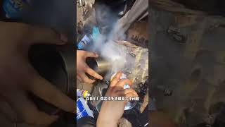 Installing automobile engine cylinder liners using R134A refrigerant [upl. by Aryamo794]