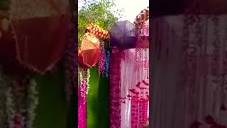 Wedding entry gate ss decoration ideas for satyam saini letest flower decoration ❣️💕 [upl. by Akitnahs]