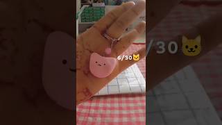 Diy clay keychain 🐱🔐 [upl. by Ericha550]