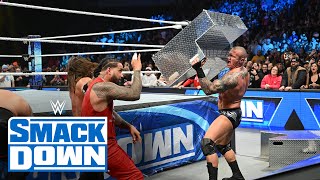 Orton Knight and Styles send a message to Roman Reigns SmackDown highlights Jan 12 2024 [upl. by Freudberg]