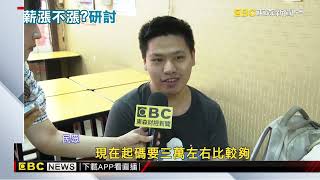 明年基本工資連9漲 下午勞動部將開審議會newsebc [upl. by Platas]