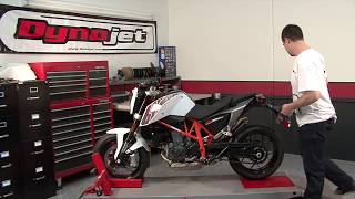 Power Commander V Install 2014 KTM 690 Duke [upl. by Bricker]