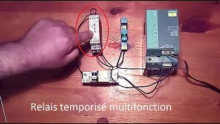 Formation électricité industrielleFrançais relais temporisé multifonction [upl. by Shani]