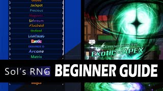 SOLS RNG BEGINNERS GUIDE Sols RNG [upl. by Arahs385]