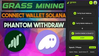 Grass Mining New Update Connect Wallet Solana I Grass News Withdraw Airdrop [upl. by Telocin531]