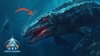 Taming the Behemoth MOSASAURUS 😱  ARK SURVIVAL ASCENDED  POKEARK PRIMAL FEAR EP04 [upl. by Sido]