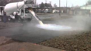 EPA Edison Pervious Concrete water demo [upl. by Lena]