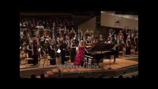 Rachmaninoff Rhapsody on theme of Paganini Lisitsa Baltic Youth Philharmonic Berlin Philharmonie [upl. by Erlene]