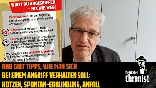 RBB gibt Tipps wie man sich bei einem Angriff verhalten soll Kotzen SpontanErblindung Anfall [upl. by Jimmie965]