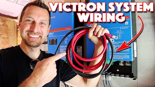 Victron Multiplus ii Installation  Complete Wiring For Off Grid [upl. by Gagliano]