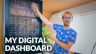 Making a Digital Dashboard w Google Calendar integration [upl. by Neleag]