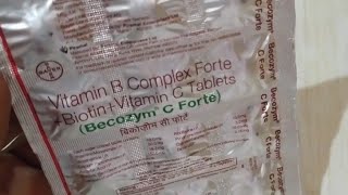 Becozym C Forte Tablet Benifit  Vitamin B Complex  Biotin  Vitamin C Tablet Benifit [upl. by Bencion]