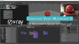 Creating Vray Materials Part 2  Beginners Guide To Vray For Maya [upl. by Ardnuaed977]