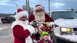 Wellsville NY Christmas parade and fireworks 2024 John Anderson video [upl. by Faline]