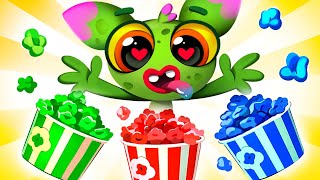 THIS IS POPCORN SONG 🍿 Kids Songs by Spooky Friends [upl. by Lonni]