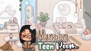 MANSION HOUSE MAKER TEEN ROOM🌱AVATAR WORLD House Ideas🧺NEW UPDATE House Design Makeover [upl. by Kress]