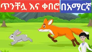 ጥንቸሏ እና ቀበሮ አማርኛ ተረት ተረት Amharic teret teret [upl. by Sonafets]