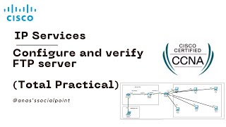 CCNA 64 Configure and verify FTP server [upl. by Towbin]