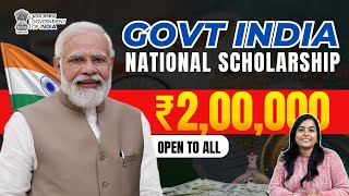 NSP scholarship 202425 Apply  Government Scholarship  Scholarship for Undergraduate students 2024 [upl. by Merline]