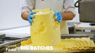 How 350 Tons Of Traditional French Butter Is Made Every Year  Big Batches  Insider Food [upl. by Roze997]