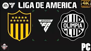 PEÑAROL VS OLIMPIA  LIGA DE AMERICA FC 24 [upl. by Radcliffe533]