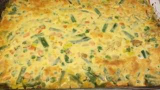 New Recipe  Weight Watcher Friendly  Chicken Pot Pie Casserole [upl. by Ekud]