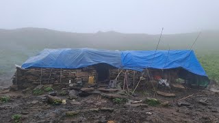 Nepali Mountain Village Life  Organic Shepherd Food Cooking  Shepherd Life  Real Nepali Life [upl. by Lilac406]