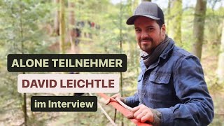 David Leichtle AloneTeilnehmer spricht über seine Abenteuer Outdoor Survival Grenzerfahrungen [upl. by Teak865]