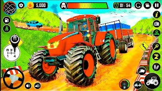 Extreme Mega Tractor Driving Simulator 2024  Grand Farming Transport Simulator  Android GamePlay [upl. by Nesta739]