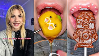 🍕 Text To Speech 🍕 ASMR Satisfying Eating  Bailey Spinn POVs Tiktok Compilations 2023 33 [upl. by Marih]