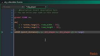 Programming in GameMaker Studio 2  Creating Collectables  packtpubcom [upl. by Merell]