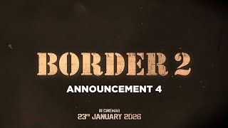 Border 2 directed by Anurag Singh  with Varun DhawanSunny DeolDiljit Dosanjh [upl. by Airdnaz]