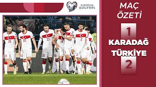 ÖZET  Milli Takımımız Playofflarda  Karadağ 12 Türkiye  2022 Dünya Kupası Elemeleri [upl. by Boothman]