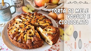 TORTA DI MELE E YOGURT CON CIOCCOLATO [upl. by Jaquenetta]