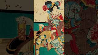 ARTE Utagawa Kunisada Del álbum Azuma Nishikie shü 1854 1 [upl. by Eimak]