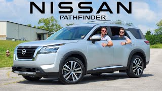 2024 Nissan Pathfinder Platinum  Anything NEW for Nissans Family Winner [upl. by Terrijo]