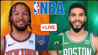 New York Knicks vs Boston Celtics NBA Play by Play Scoreboard  Interga [upl. by Brest914]