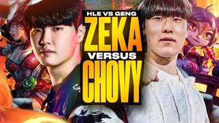 ZEKA VS CHOVY  GENG VS HLE  CAEDREL [upl. by Eahsed]