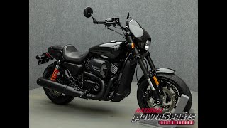 2017 HARLEY DAVIDSON XG750A STREET ROD 750  National Powersports Distributors [upl. by Trinette]